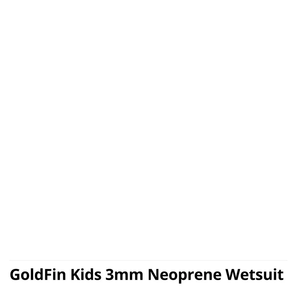 GoldFin Neoprene Wetsuit Kids Size 4 Navy Purple Excellent 3mm Full Body Thermal